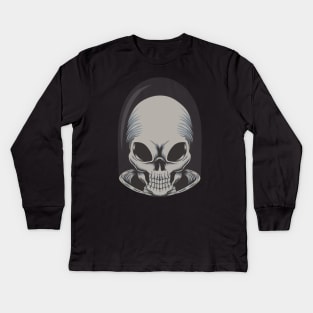 Alien Skull Kids Long Sleeve T-Shirt